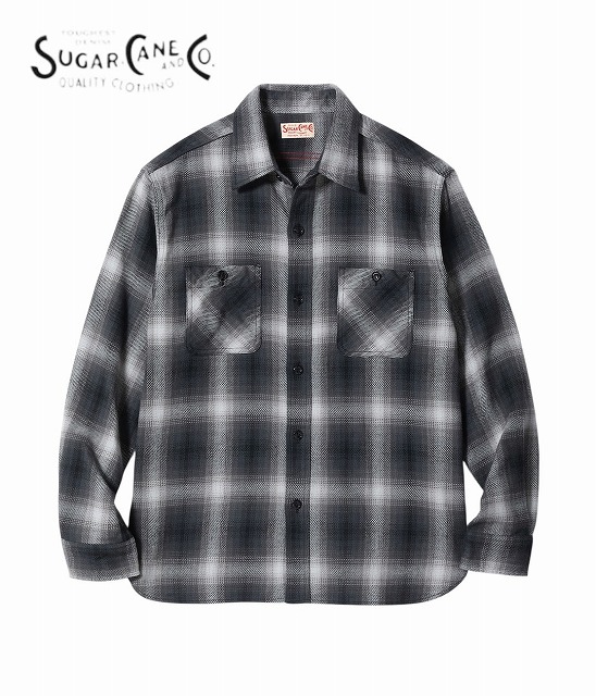 楽天市場】SUGAR CANE シュガーケーン シャツ 長袖 TWILL CHECK WORK