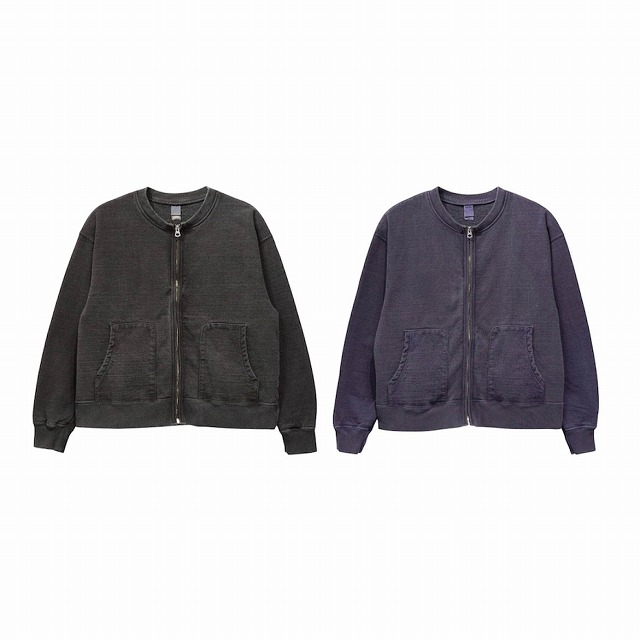 UNISON SPECIAL / ユニゾンスペシャル】Crew Zip Sweat (BLACK,NAVY) クルージップ スウェット (ブラック,ネイビー) US-600 BEA