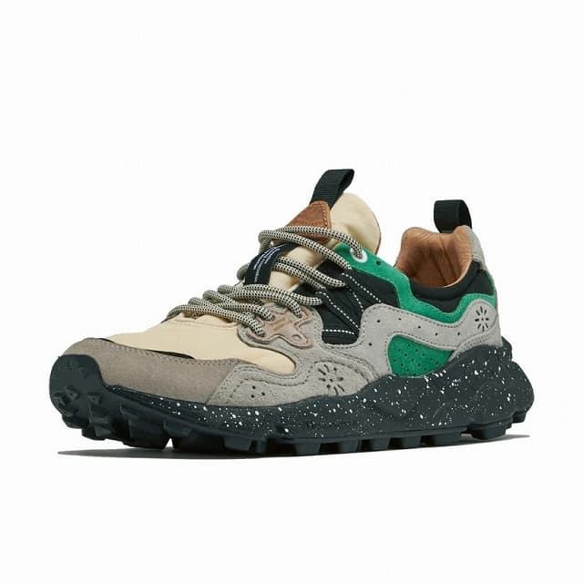 Flower MOUNTAIN [フラワーマウンテン] YAMANO3 [Beige/Green] ヤマノスリー スニーカー (ベージュ/グリーン) FM63093 BFS