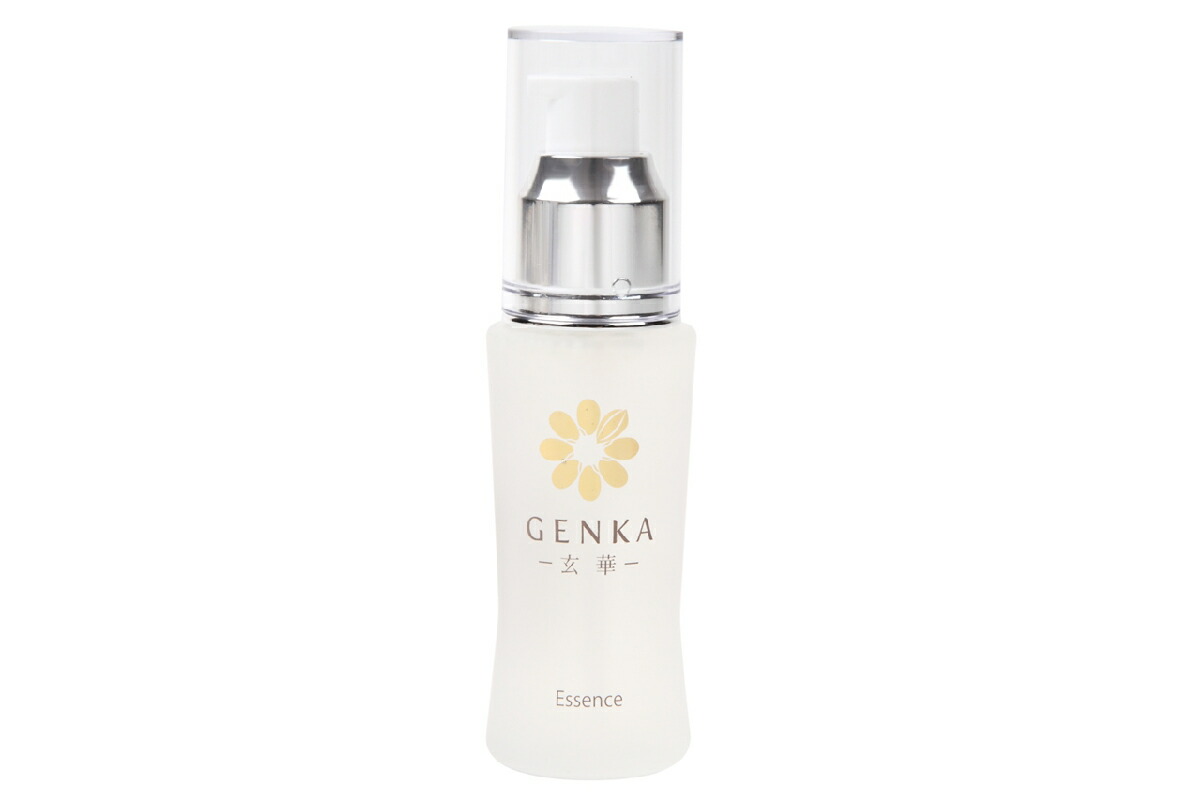 無農薬玄米コスメ 玄華 エッセンス(美容液) 30ml /国産植物原料にこだわった無添加マクロビコスメ/天然オーガニック成分と玄米の力で隅々までうるおい美肌へ/ベジタリアンやヴィーガン、ハラールの方も使用できます/ギフトにもオススメ