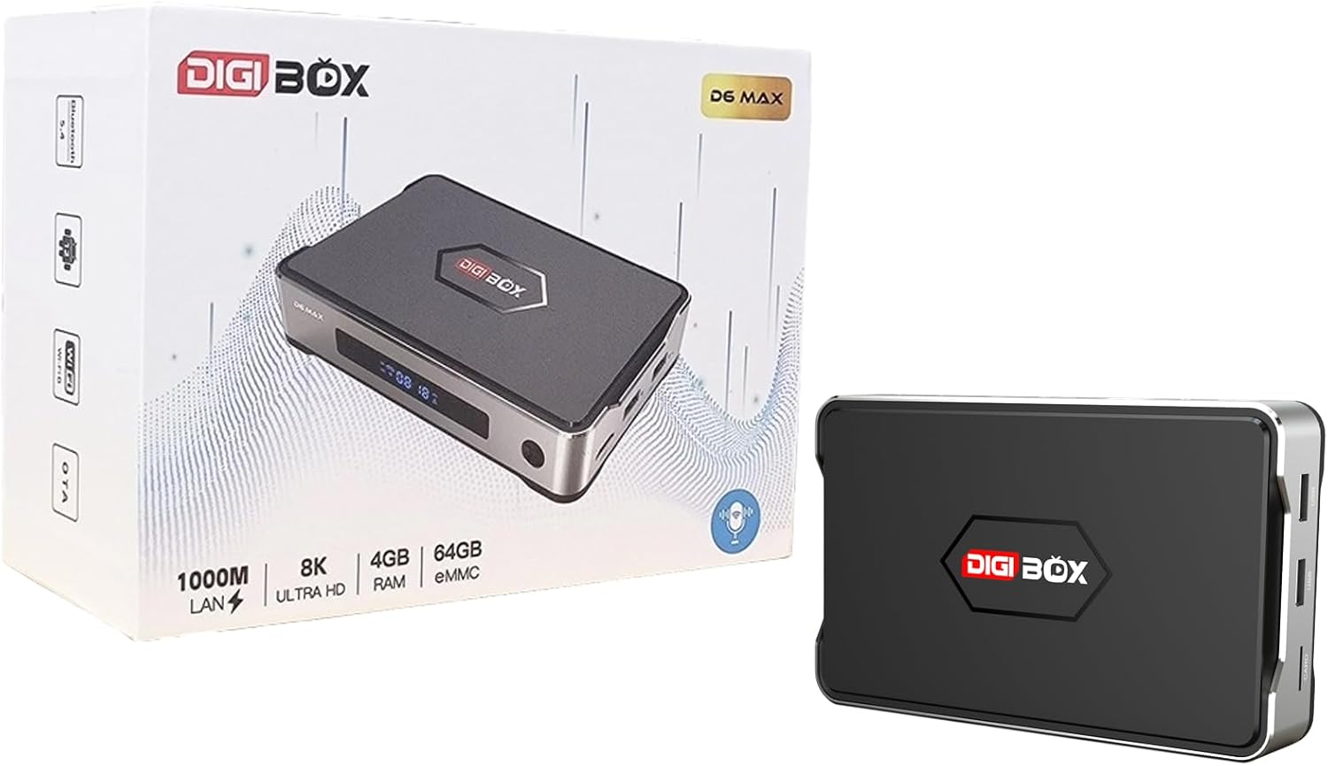 8K相応う｜Wi-Fi 6｜4GB+64GB｜BT5.4｜ギガビットローカルエリアネットワーク｜rt601b