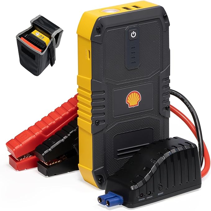 Shell シェル ジャンプスターター 10000mAh大容量 ピーク電流800A 12V車用 rt625|manatom