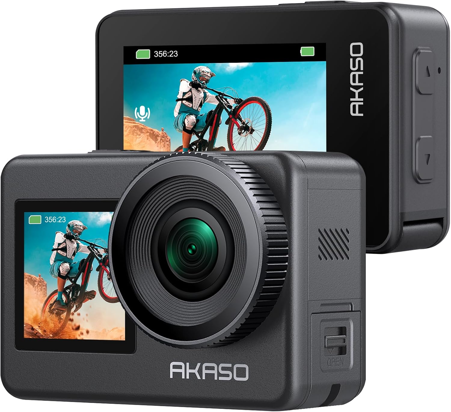 AKASO Brave7 アクションカメラ4K60fps 20MP IPX8本機rt674｜manatom