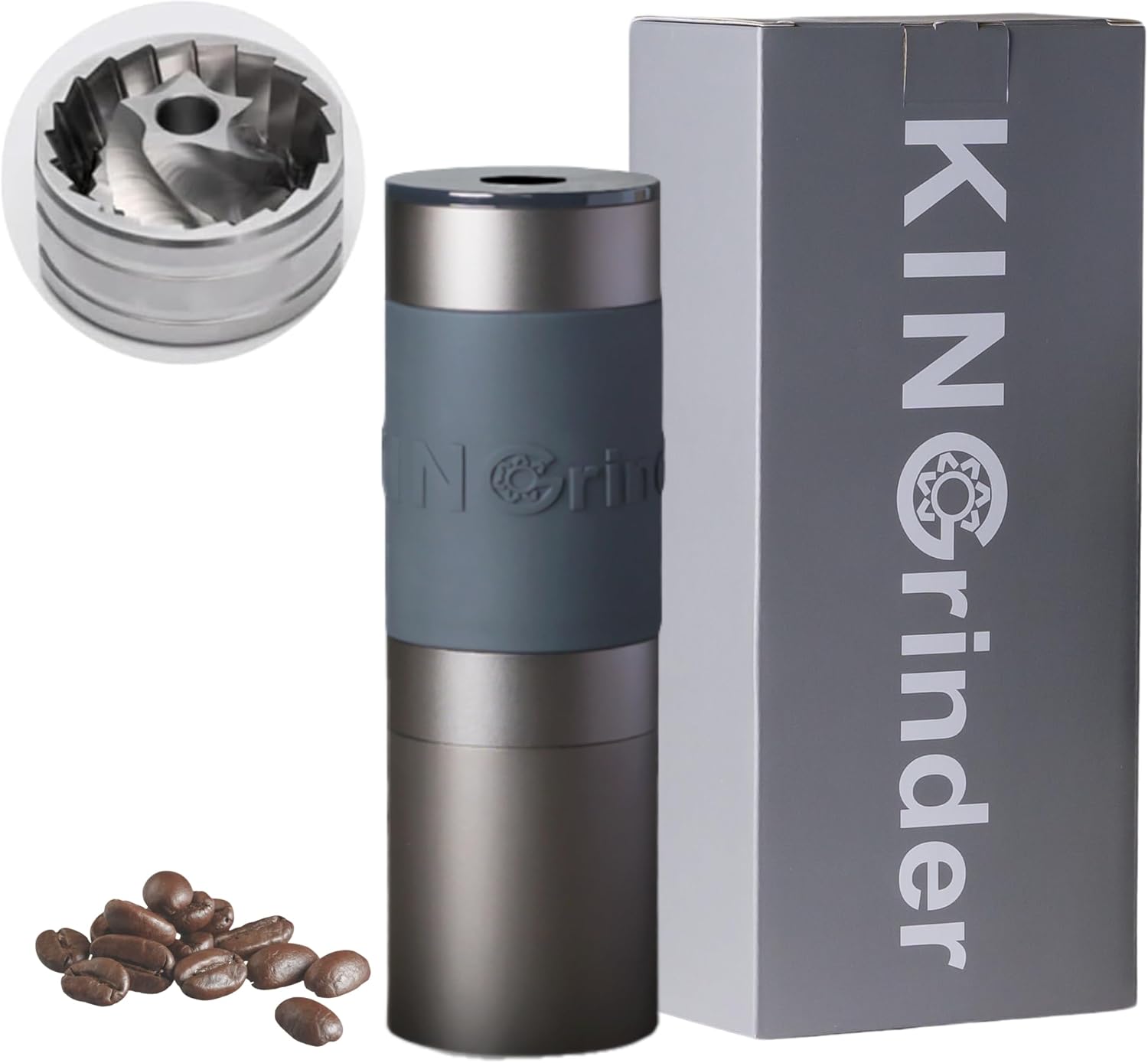 KINGrinder K0 手挽き珈琲粉砕機 140座標軸粒度合わせる rt682