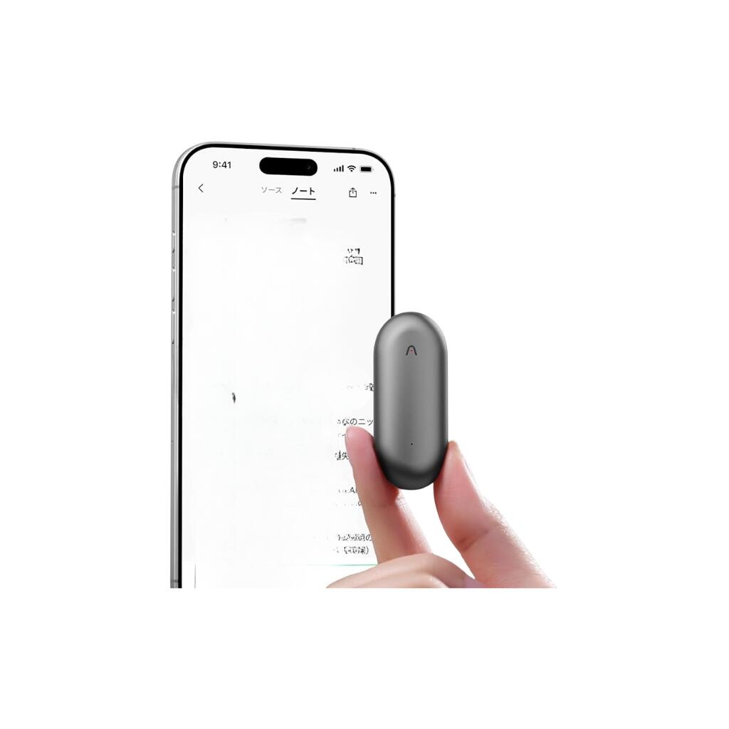 Plaud NotePin 人工知能学ボイスレコーダー ウェアラブル心積もり 小型 ワンタッチ吹き込み 自動小銃文字記号起こしrt803