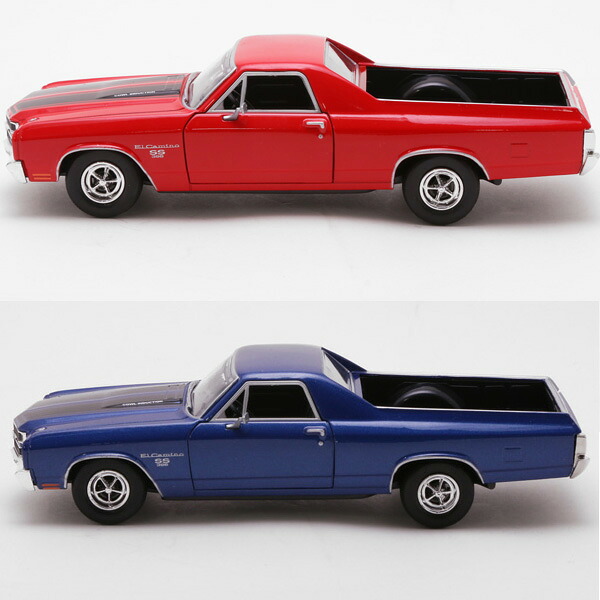 楽天市場】1/25 箱入り ミニカー 1965 Chevrolet El Camino ゴールド