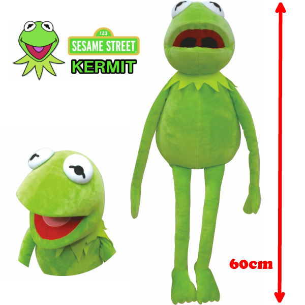 楽天市場 カーミット ぬいぐるみ Lサイズ 全長60cm Kermit セサミストリート マペット放送局 カエル 蛙 インテリア ディスプレイ 飾り フィギュア おもちゃ 雑貨 キッズ クリスマス ギフト プレゼント Mancave マンケイブ