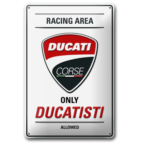 DUCATI ブリキ看板 楽天市場】【ブリキ看板】【DUCATI】ドゥカティ エンボス ブリキ