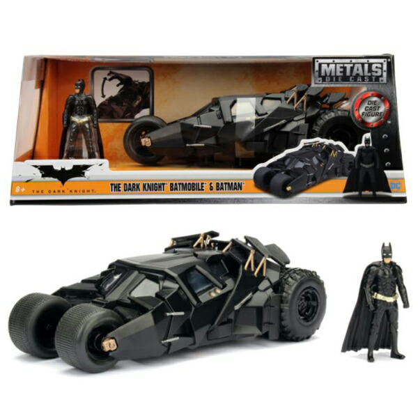 バットモービル with バットマン JADATOYS 1:24 2022 THE BATMAN BATMOBILE W/BATMAN バット