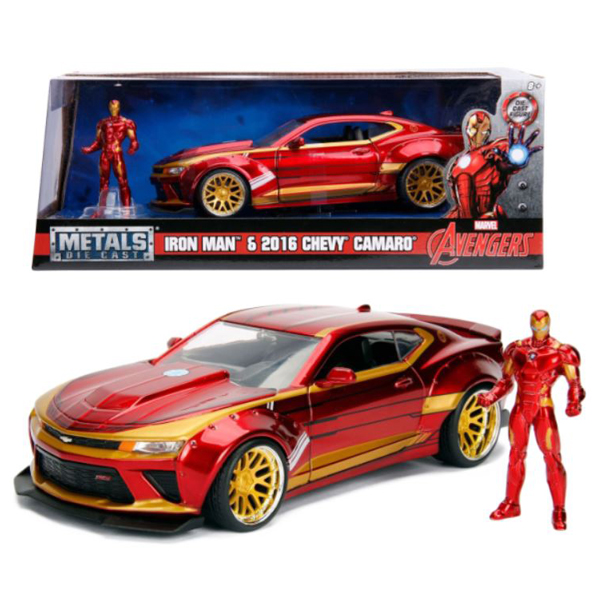 楽天市場 ミニカー シボレー マーベル アイアンマン 16 Chevrolet Camaro 1 24スケール アベンジャーズ Avengers Marvel Iron Man Jadatoys トイ おもちゃ 車 アメコミ Mancave マンケイブ