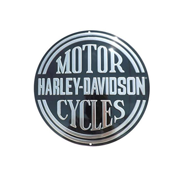 楽天市場 ハーレーダビッドソン ブリキ看板 ロゴ ラウンド メタル サイン エンボス 看板 直径36cm 丸型 Harley Davidson インテリア 雑貨 ガレージ バイカー Mancave マンケイブ