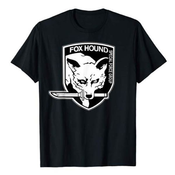 楽天市場 Fox Hound ロゴ メンズ Tシャツ 半袖 ブラック S Mサイズ フォックスハウンド メタルギア Metal Gear ゲーム ミリタリー アパレル Mancave マンケイブ