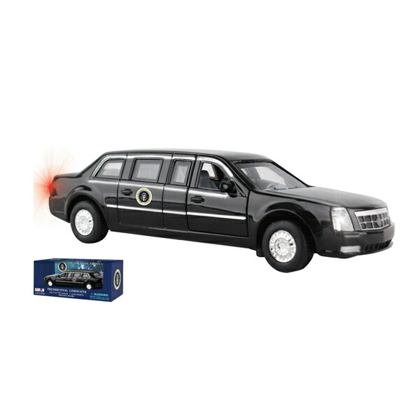 楽天市場 ミニカー キャデラック アメリカ 大統領専用車 リムジン ビースト Ledライト付き ブラック プルバック式 Cadillac Daron ダロン アメ車 トイ おもちゃ 車 Mancave マンケイブ