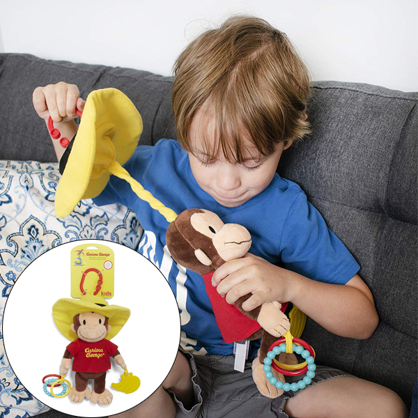 楽天市場 ぬいぐるみ おさるのジョージ プルダウン バイブレーション プラッシュ Curious George Gund キュリアス ジョージ インテリア おもちゃ 雑貨 キッズ ベビーカー 赤ちゃん モンキー サル クリスマス ギフト プレゼント Mancave マンケイブ