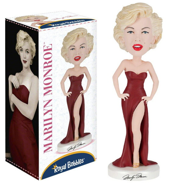 楽天市場】フィギュア マリリンモンロー 首振り人形 ファンコ ボビング