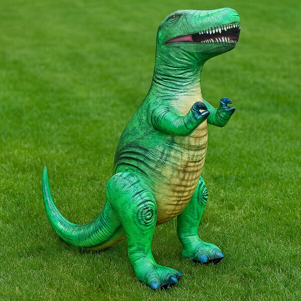 恐竜 ティラノサウルス インフレータブル 高さ37インチ 約94cm ■ Tレックス 空気ビニール玩具 インテリア トイ おもちゃ バルーン 飾り デコレーション画像