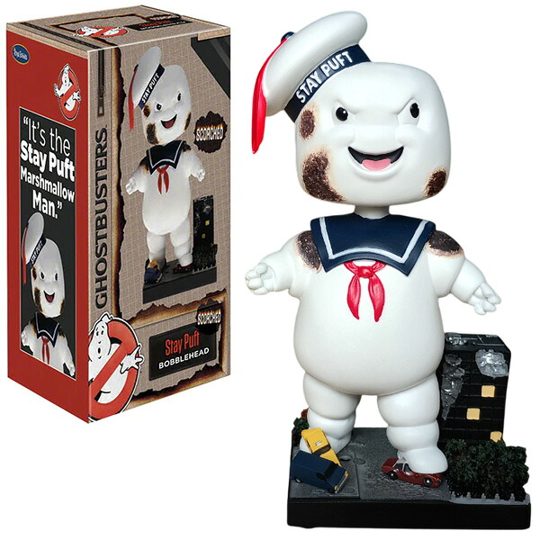 ゴーストバスターズ ステイ・プフト・マシュマロマン フィギュア ボビングヘッド ■ ghostbusters ロイヤルボブルズ royal bobbles バブルヘッド ボブルヘッド 首振り人形 映画 キャラクター