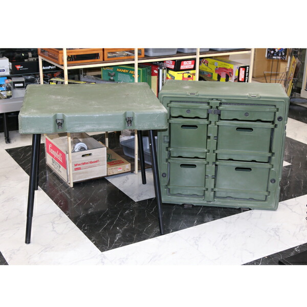 楽天市場】実物 フランス軍 フォールディングキャビネット