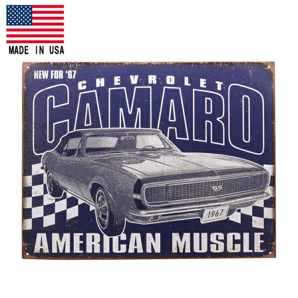 楽天市場】ブリキ看板 車 シボレー カマロ 1969 ラウンドティンサイン