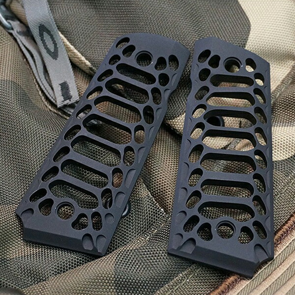 楽天市場】1911 コンパクト用 G10グリップ グレーブラック □ COOLHAND