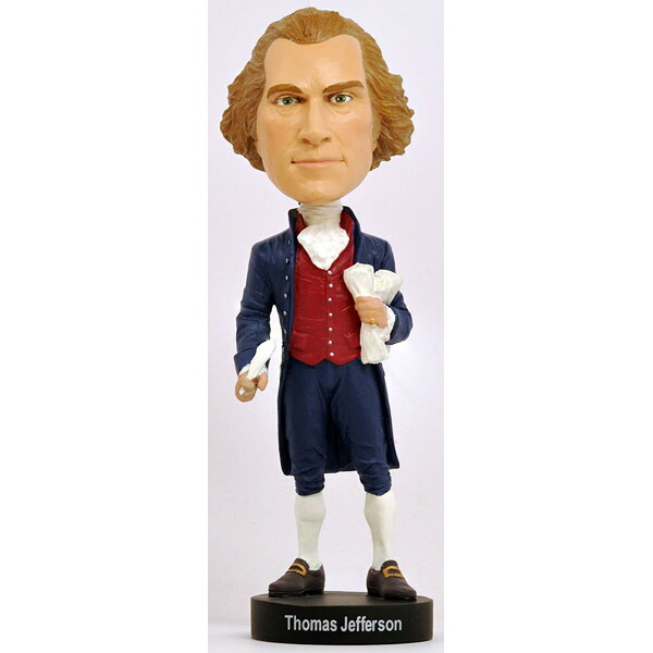 楽天市場 ロイヤルボブルズ Royal Bobbles トーマス ジェファーソン Thomas Jefferson ボビングヘッド 首振り人形 フィギュア インテリア 雑貨 Mancave マンケイブ