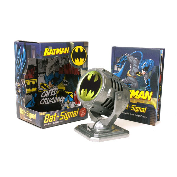 【BATMAN】 バットマン バットシグナル Mini Book付 ダイキャスト【インテリア おもちゃ ライト 投影】画像
