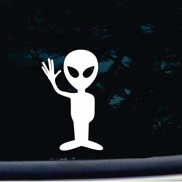 【エイリアン】【ステッカー シール】Alien LLAP ダイカット製 デカール ビニールデカール 約14.7m×8.9cm 【ビニール カーステッカー 窓 車】画像