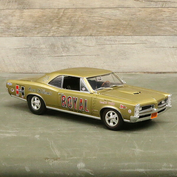 人気ブランド ミニカー 1966 ロイヤル ポンティアック Gto 1 18スケール ゴールド アクメ Chevy Daytona Tribute Car Acme 完売 Www Facisaune Edu Py