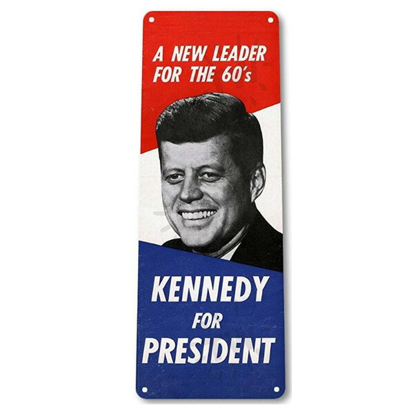 楽天市場】【ブリキ看板】ジョン・F・ケネディ＆リンドン・ジョンソン