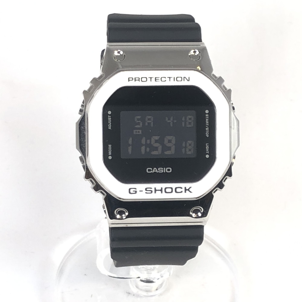 casio metal case digital watch