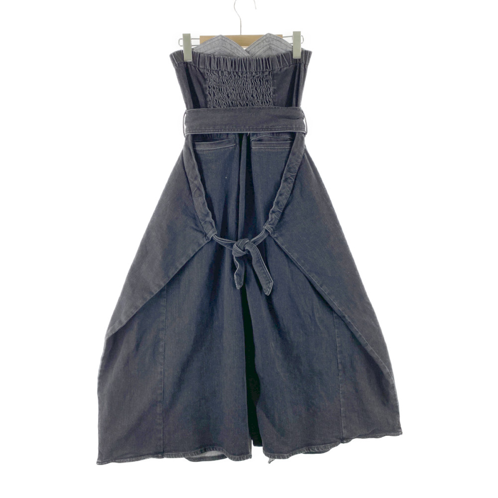 楽天市場 中古 レディース Ameri アメリ デニムワンピース サイズ表記 S カラー ブラック Black 黒 万代net店 万代net店