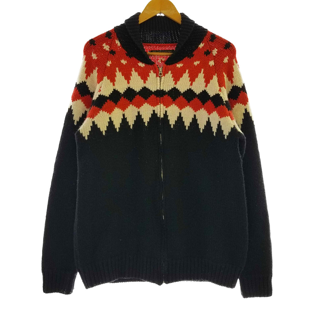 未使用品 ニット セーター 中古 Fullcount Cowichan Sweater 3718 カウント カウチン セーター カーディガン ジップアップ フルジップ サイズ 40 カラー マルチカラー メンズ アメカジ 万代net店 Www Hallsflorida Com