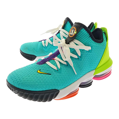 楽天市場 中古 メンズ Nike Lebron 16 Low Ci2668 301 ナイキ バスケットボール レブロン 16 ロー スニーカー シューズ 靴 サイズ 27cm カラー Hyper Jade Total Orange Electric Green 万代net店 万代net店