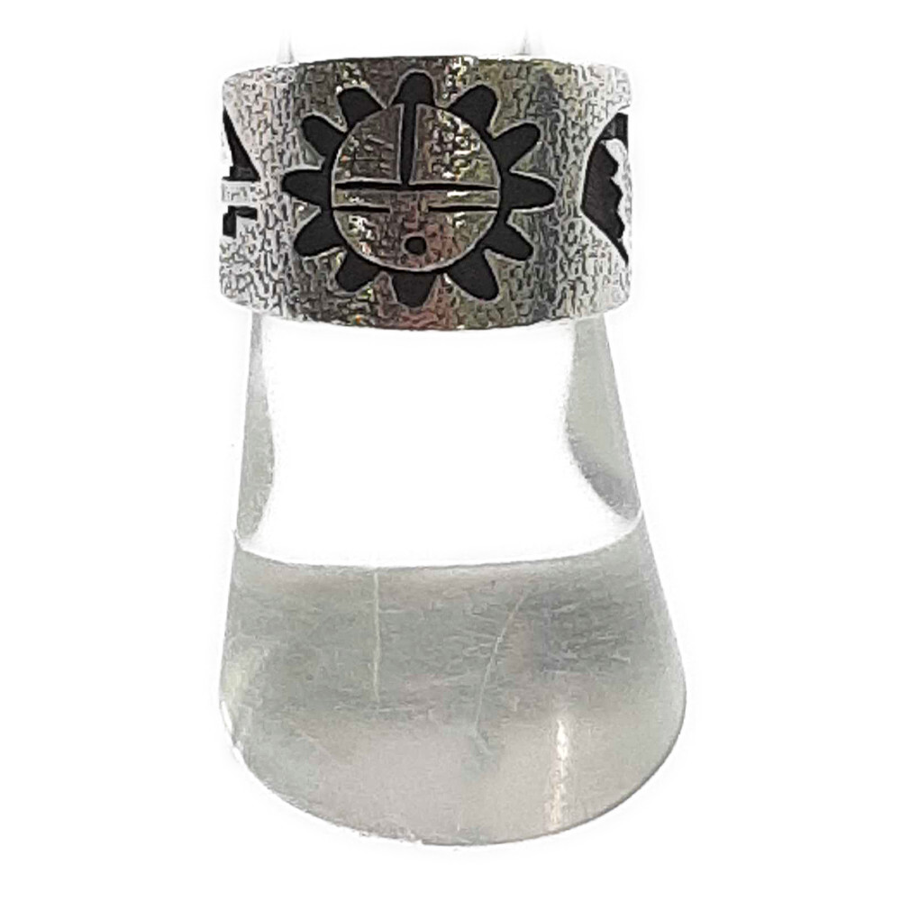 中古 メンズ レディース Mitchell Sockyma Sun Face Ring ミッチェルソックワイマ サンフェースリング アクセアリー 大きさ 13号 色 シルバーグレー 久遠net店鋪 Damienrice Com