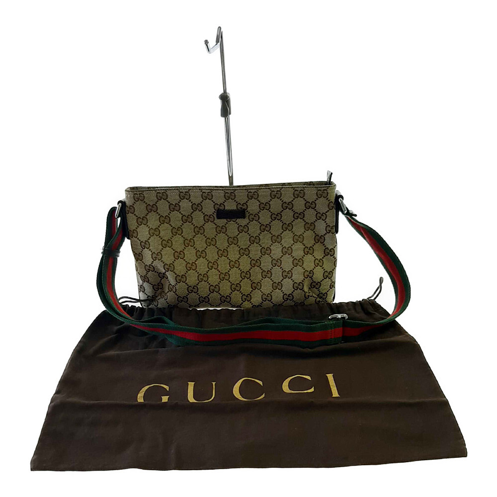 中古 メンズ レディース Gucci Gg Canvas Sherry Line Shoulder Bag 1749 グッチ Gg キャンバス シェリーライン ショルダー バッグ ハイブランド サイズ 下記参照 カラー ブラウン系 万代net店 City Reform Betsudaikohsan Co Jp