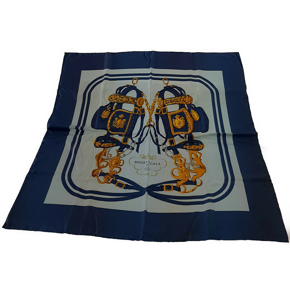 中古 メンズ レディース Hermes Brides De Gala Carre90 Scarf エルメス 式典用馬勒 カレ90 スカーフ ハイブランド サイズ 下記参照 カラー マルチカラー 万代net店 Mozago Com