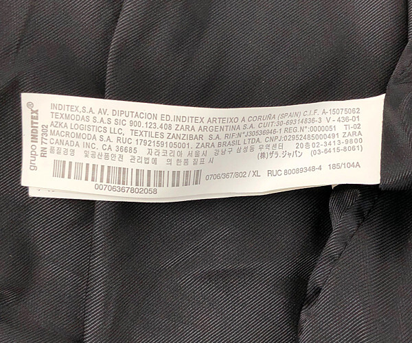 楽天市場 中古 メンズ Zara Man Rn ザラ マン ツイードジャケット アウター サイズ Xl カラー Gray 万代net店 万代net店