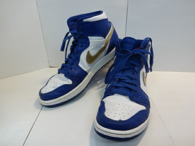 blue white gold jordan 1