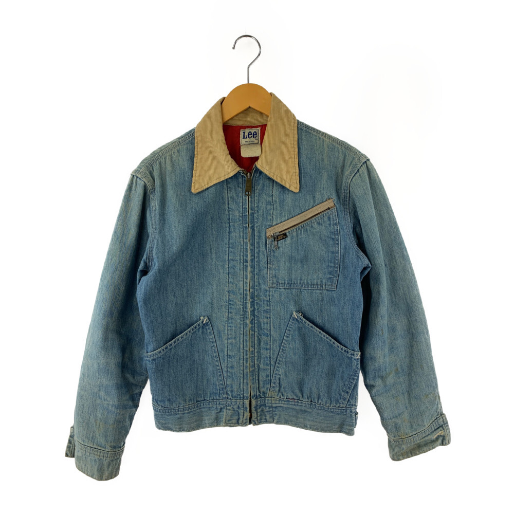 オンライン限定商品 メンズファッション コート ジャケット アウター トップス 70年代ヴィンテージ タロンジッパー Talon キルティングライナー付き ヴィンテージワークジャケット 70s 191 Lb リー 中古 メンズ Lee カラー インディゴ 万代net店 藍 紺 Gs