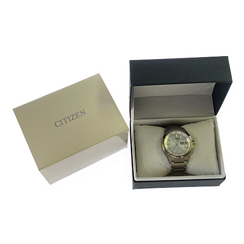 中古 メンズ レディース Citizen Attesa Eco Drive Radio Wave Day Date Model At6040 58a シチズン アテッサ エコ ドライブ電波 デイ デイトモデル 時計 サイズ 下記参照 カラー シルバー ホワイト Filmsdeculfrancais Com