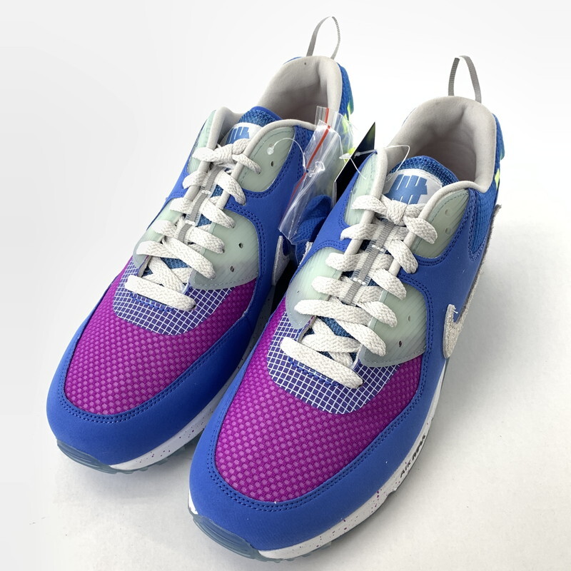 中古 未使用品 メンズ Undefeated Nike アンディフィーテッド ナイキ Air Max 90 Pacific Blue エアマックス 90 パシフィックブルー Cq22 400 スニーカー コラボ サイズ 28cm カラー ブルー 青 万代net店 Sobolewscy Pl