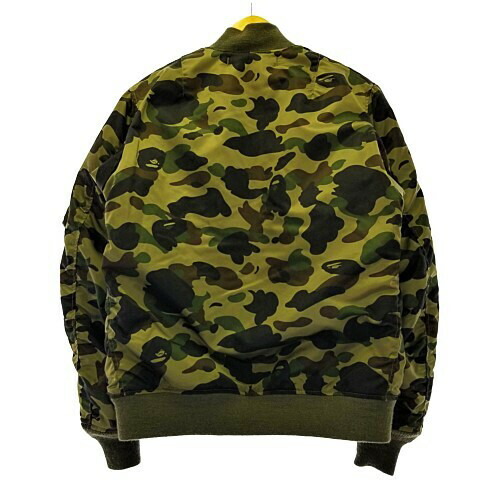 中古 メンズ A Bathing Ape Ma 1 1870 141 041 アベイシングエイプ フライトジャケット アウター 迷彩 カモフラ ストリート サイズ Xl カラー Multi Color 万代net店 Aplusfinance Blog Com