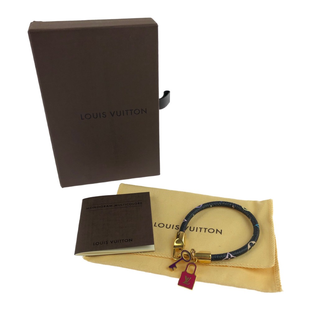 スーパーセール限定 10 Off 中古 メンズ レディース Louis Vuitton ラック イット ブレスレット M6603e ルイ ヴィトン アクセサリー サイズ 全長 約19 5cm 内周 約17cm 最高限度幅 約4mm カラー マルチカラー 万代net店 Abrooksart Com