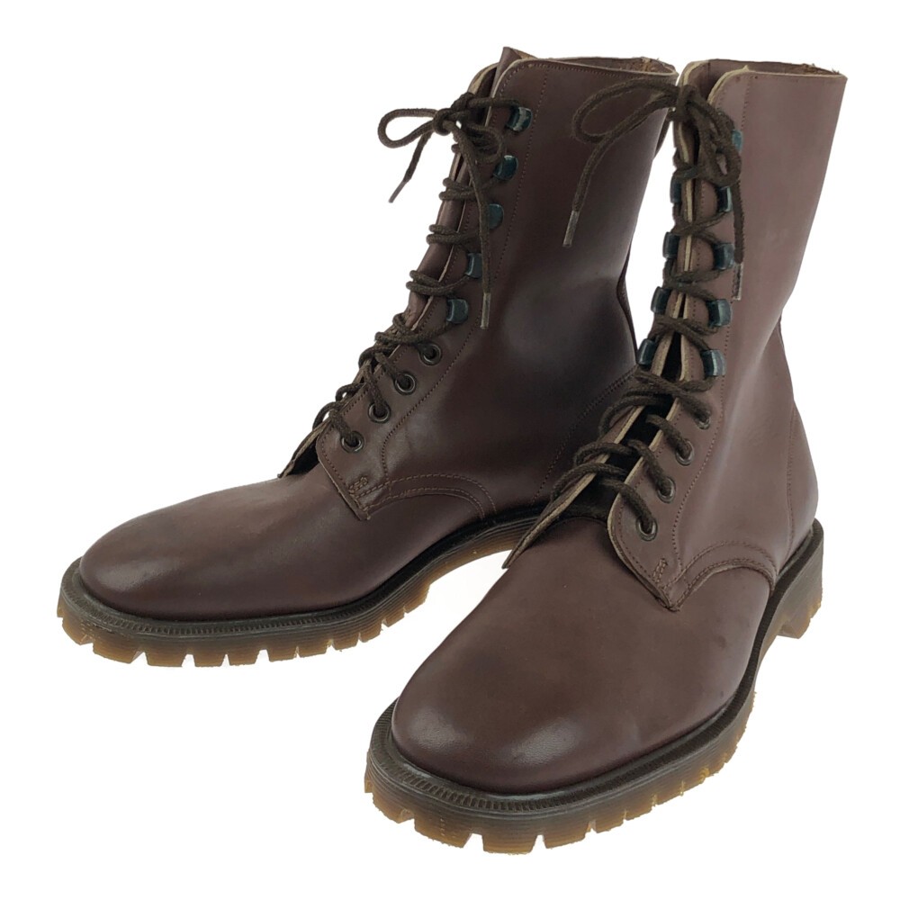 楽天市場 中古 メンズ レディース Dr Martens Hawkins Lace Up Boots 9549ドクターマーチン ホーキンス 別注 コラボ レースアップブーツ 靴 サイズ 6 1 2 カラー Brown 万代net店 万代net店