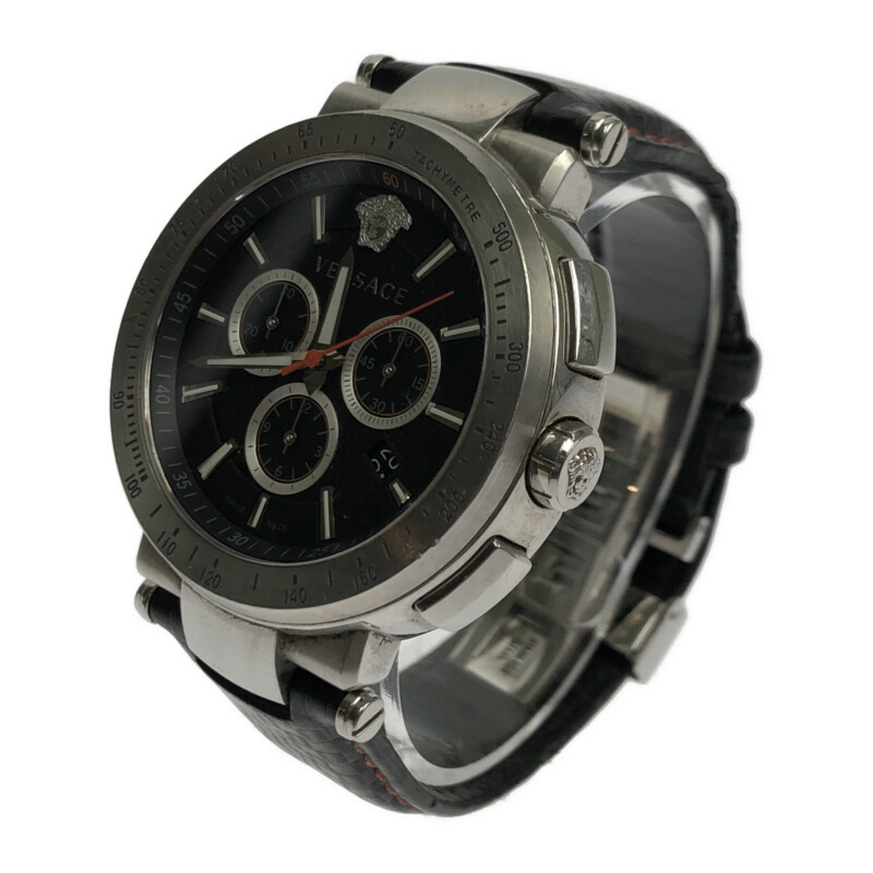 【楽天市場】【中古】【メンズ/レディース】VERSACE ヴェルサーチェ WR5ATM 101378160483 クロノグラフ 腕時計