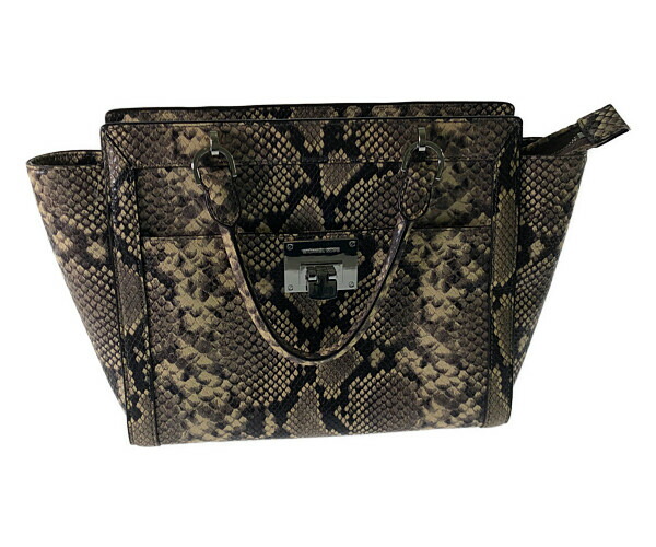 楽天市場】【バッグ】MICHAEL KORS マイケル コース パイソン