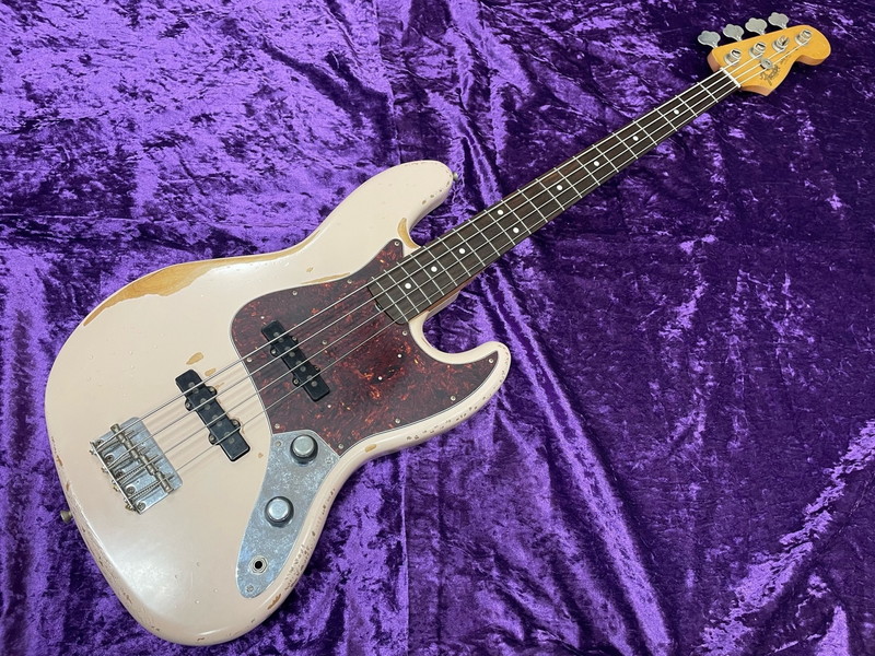 市場 中古 Bass Flea 送料無料 Faded Road ロードワーン シェルピンク Jazz Shell フェンダー Fender フリージャズベース Pink フェイディド Worn