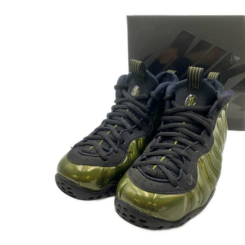 【中古】【メンズ】NIKE AIR FOAMPOSITE ONE 314996-301 ナイキ エアフォームポジット ワン スニーカー シューズ 靴  サイズ：27cm カラー：LEGION GREEN/BLACK-BLACK 万代Net店 | 万代Net店