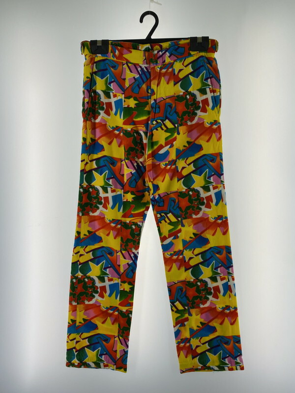 【中古】【メンズ】COMME DES GARCONS HOMME PLUS コムデギャルソンオムプリュス PC-P031 サイケ期 総柄パイルパンツ ボトムス サイズ：S カラー：マルチカラー 万代Net店 151-240117-ab-23-min