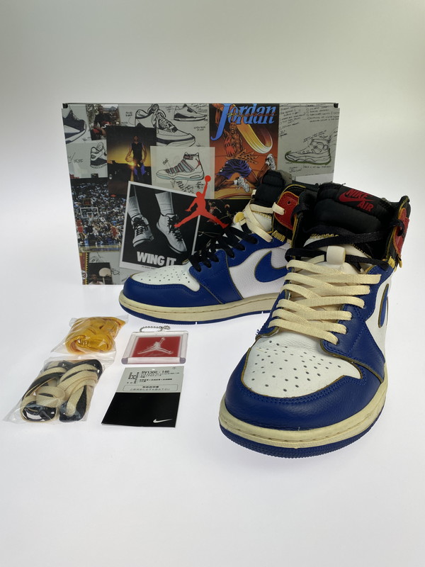 楽天市場】【美中古品】【メンズ】 NIKE×UNION AIR JORDAN 1 RETRO